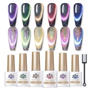 Nagellack UV 9D Cat Eye Magnet Chamäleon Set Magnetstift Hir 1 St