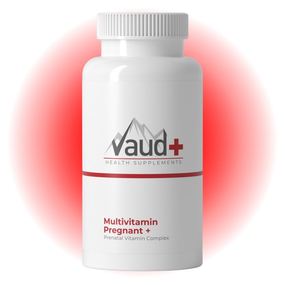 Vaud Multivitamin Pregnant - Schwangerschafts Vitamine mit aktivem Folat & B12 - 60 Kapseln 60 St