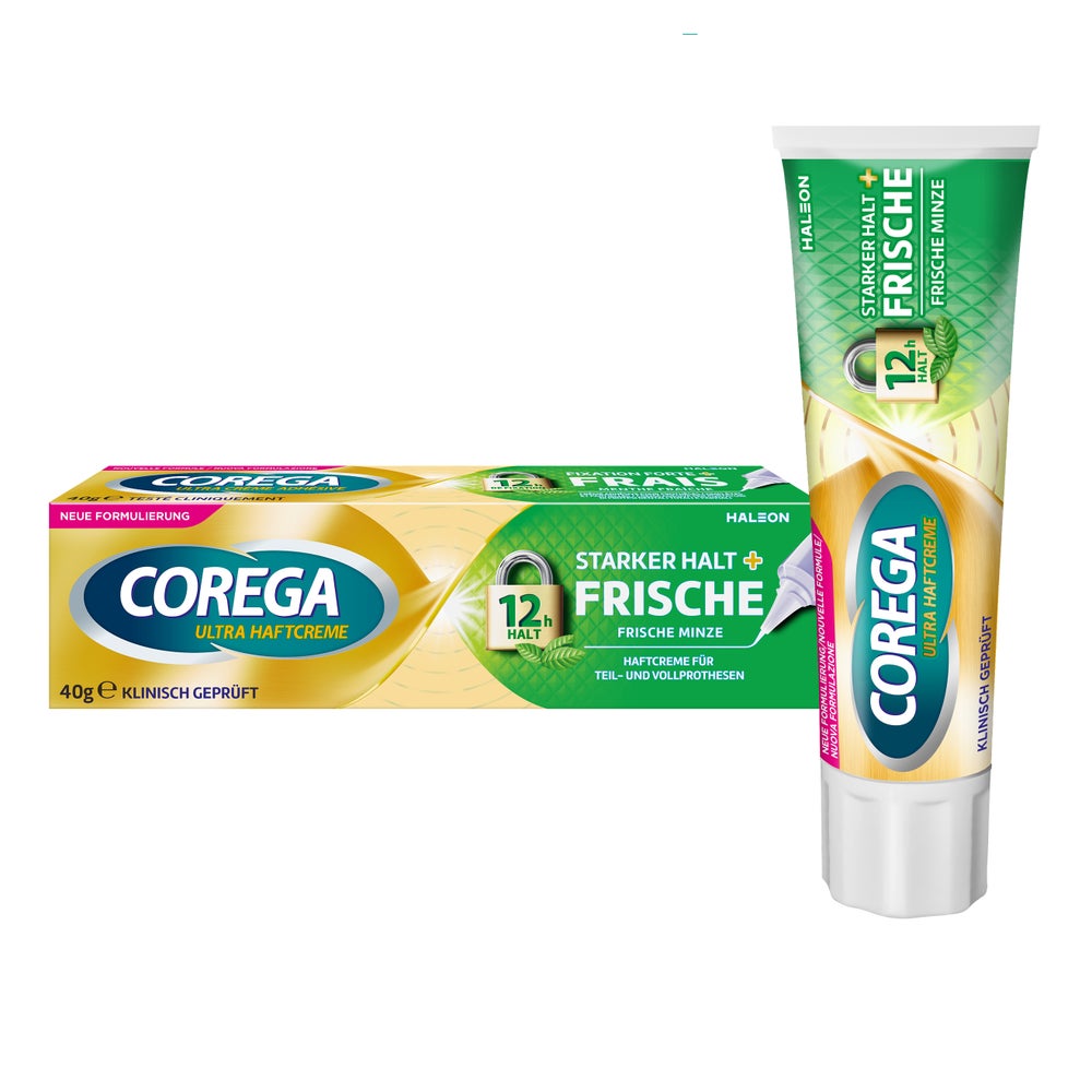 Corega Ultra Haftcreme Starker Halt + Frische 40g 40 g