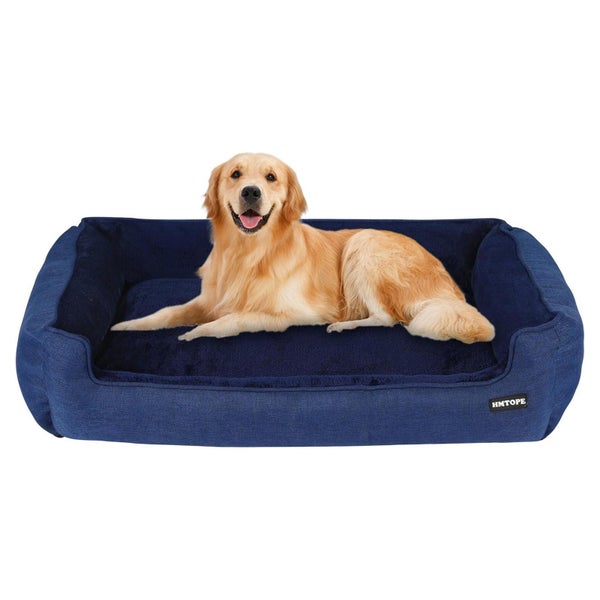 Hundebett Hundesofa Abnehmbar Waschbar L 110 x B 86 x H 26 c 1 St