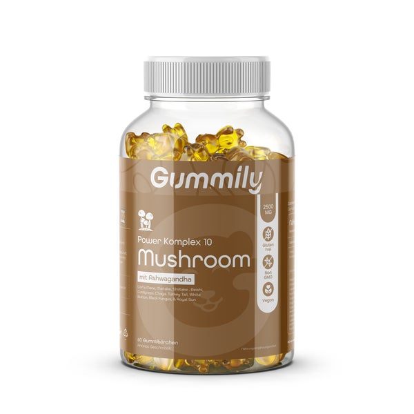 Gummily® 10 Mushroom Vitalpilz Gummibärchen 60 St