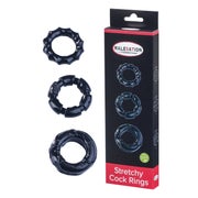 MALESATION - Stretchy Cock Rings 3 St