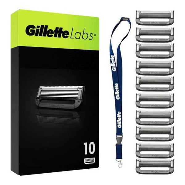Gillette Labs Systemklingen 10er + Schlüsselanhänger 1 St