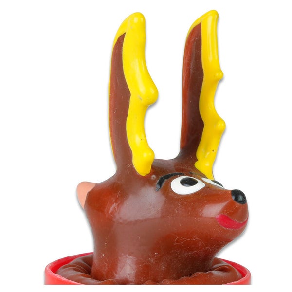 Scherzkondom „Rentier“ – Handbemalt, Weihnachtszeit Geschenk (1 Stück) 1 St