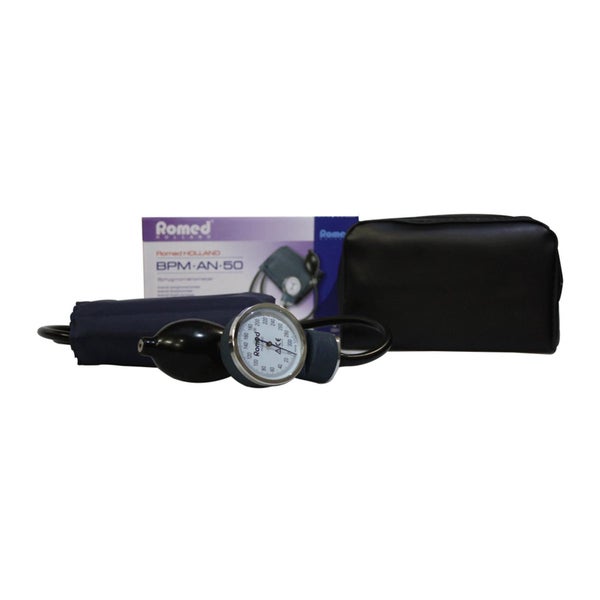 Romed Blutdruckmessgerät aneroid Sphygmomanometer mit Tasche 1 St