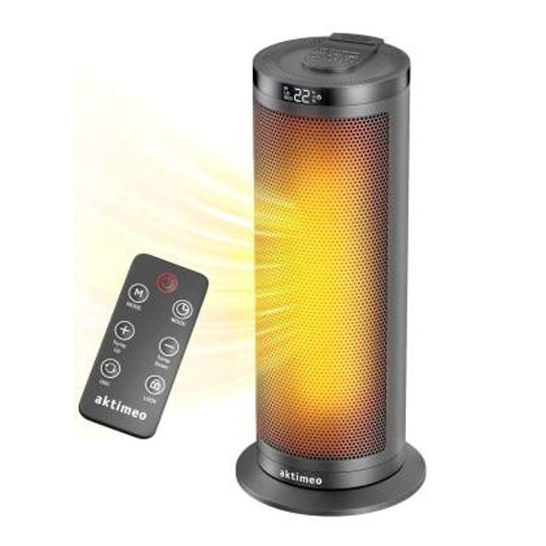 aktimeo Keramik Heizung Premium 2000 Watt Schwarz 1 St