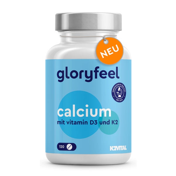 gloryfeel®  Calcium + Vitamin D3 + K2 Tabletten 120 St