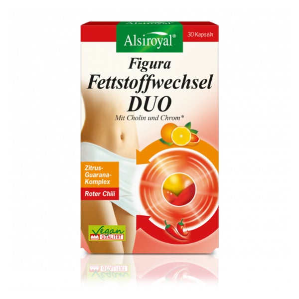 Alsiroyal Figura Fettstoffwechsel DUO Kapseln 30 Stück 2 Wochen Kur 16,1 g