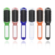 Mini Haarbürste 6er Set Klappbar mit Spiegel, Reisebürste fü 1 St