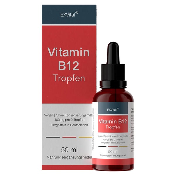 EXVital® Vitamin B12 Tropfen (Methylcobalamin) 50 ml
