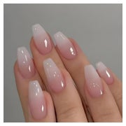 Kunstnägel Kurz Ballerina Rosa Ombre Nagelkleber AS3 1 St