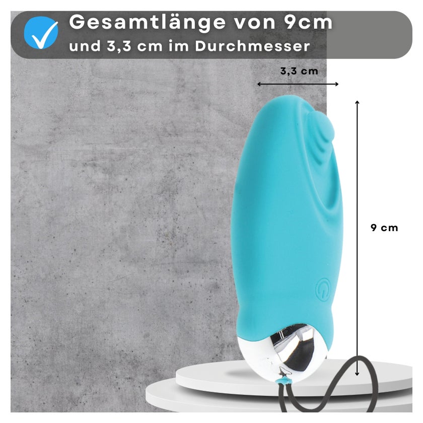 Lovelyness - Vibrator Ei mit Sto-funktion - Blau online kaufen | DocMorris