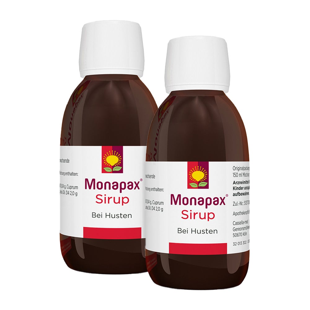 Monopax Sirup gegen Reizhusten 2X150 ml