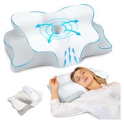 SAHEYER Memory Foam Nackenkissen Ergonomisches Kopfkissen Ei 1 St