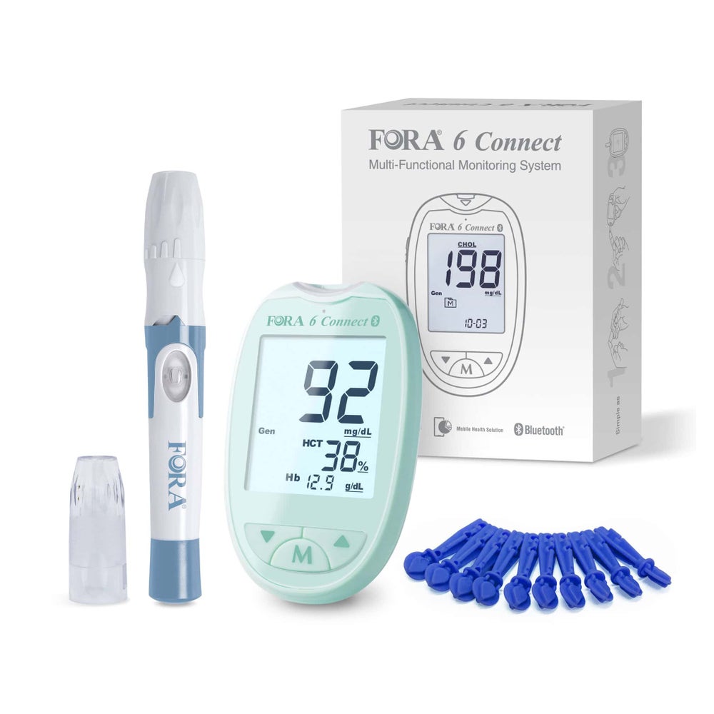 FORA 6 Connect 6-in-1 Starter-Kit - Special Edition - mg/dl 1 St