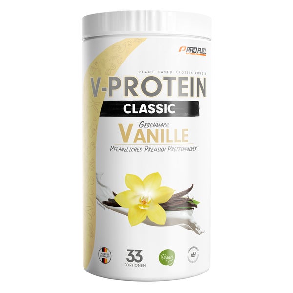 ProFuel - V-PROTEIN Classic Vanille 75% veganes Protein 1000 g