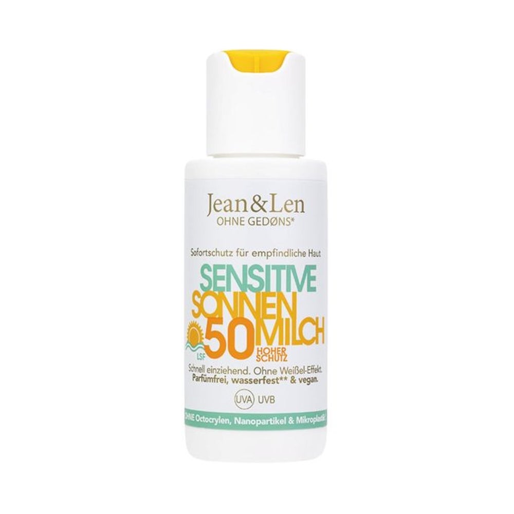 Jean & Len Sensitive Sonnenmilch LSF 50 wasserfest 50 ml
