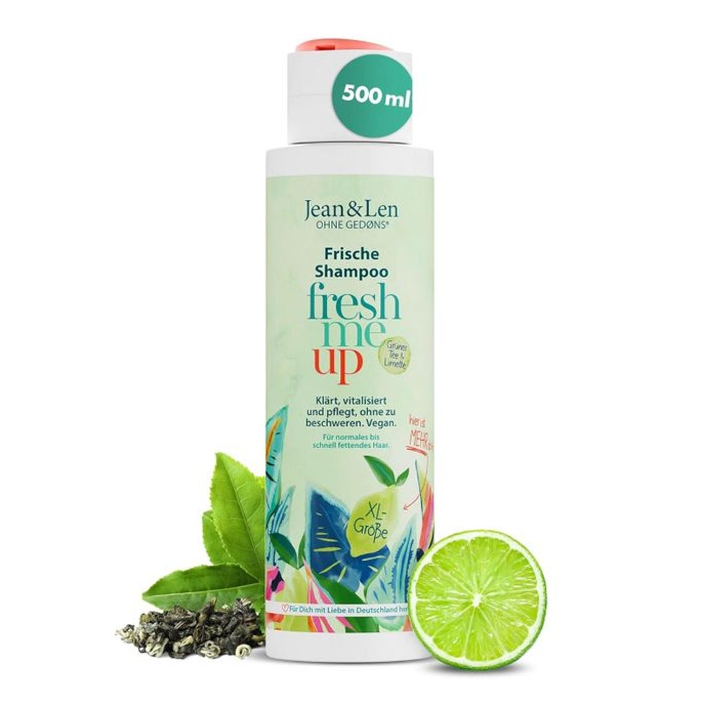 Jean & Len Frische Shampoo Grüner Tee & Limette 500 ml