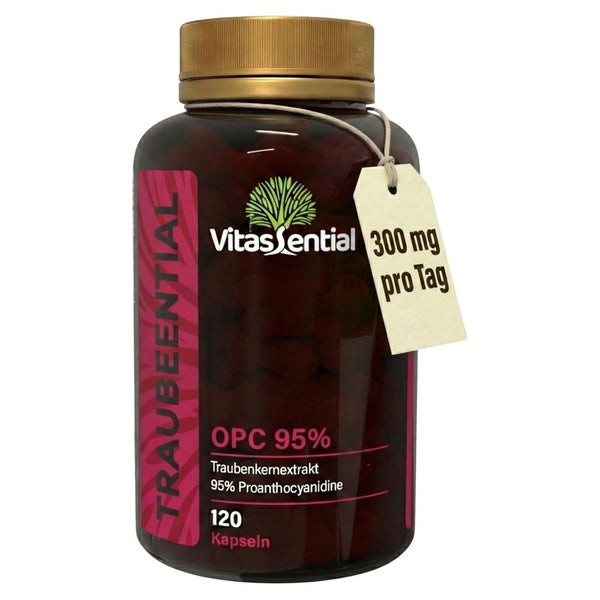 Vitassential OPC 95% Traubenkernextrakt Kapseln 120 St