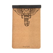 Myga Extra große Kork-Yogamatte - Elefant 1 St