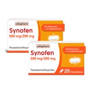 Produktabbildung: Synofen 20 St Doppelpack 2X20 St