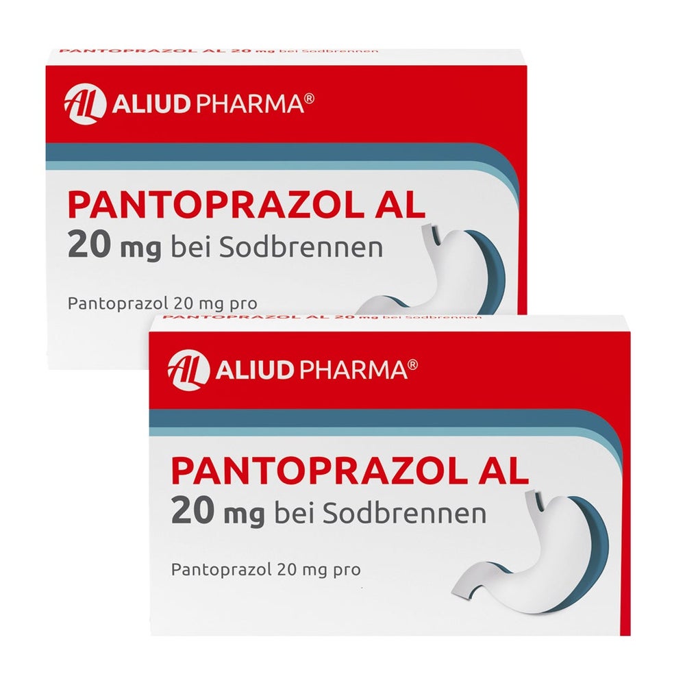 PANTOPRAZOL AL 20 mg Doppelpack 2X14 St