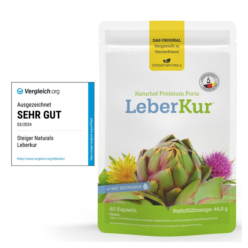 1-Monats Naturhof Leberkur von Steiger Naturals 60 St