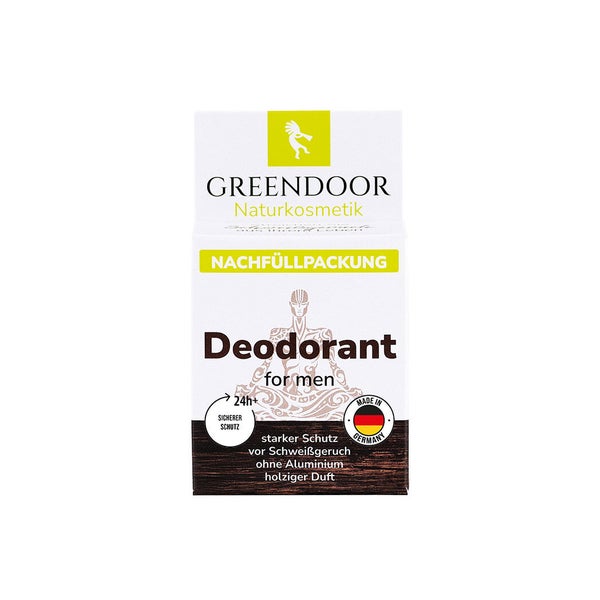 GREENDOOR Deodorant Nachfüllpackung for men 40 g