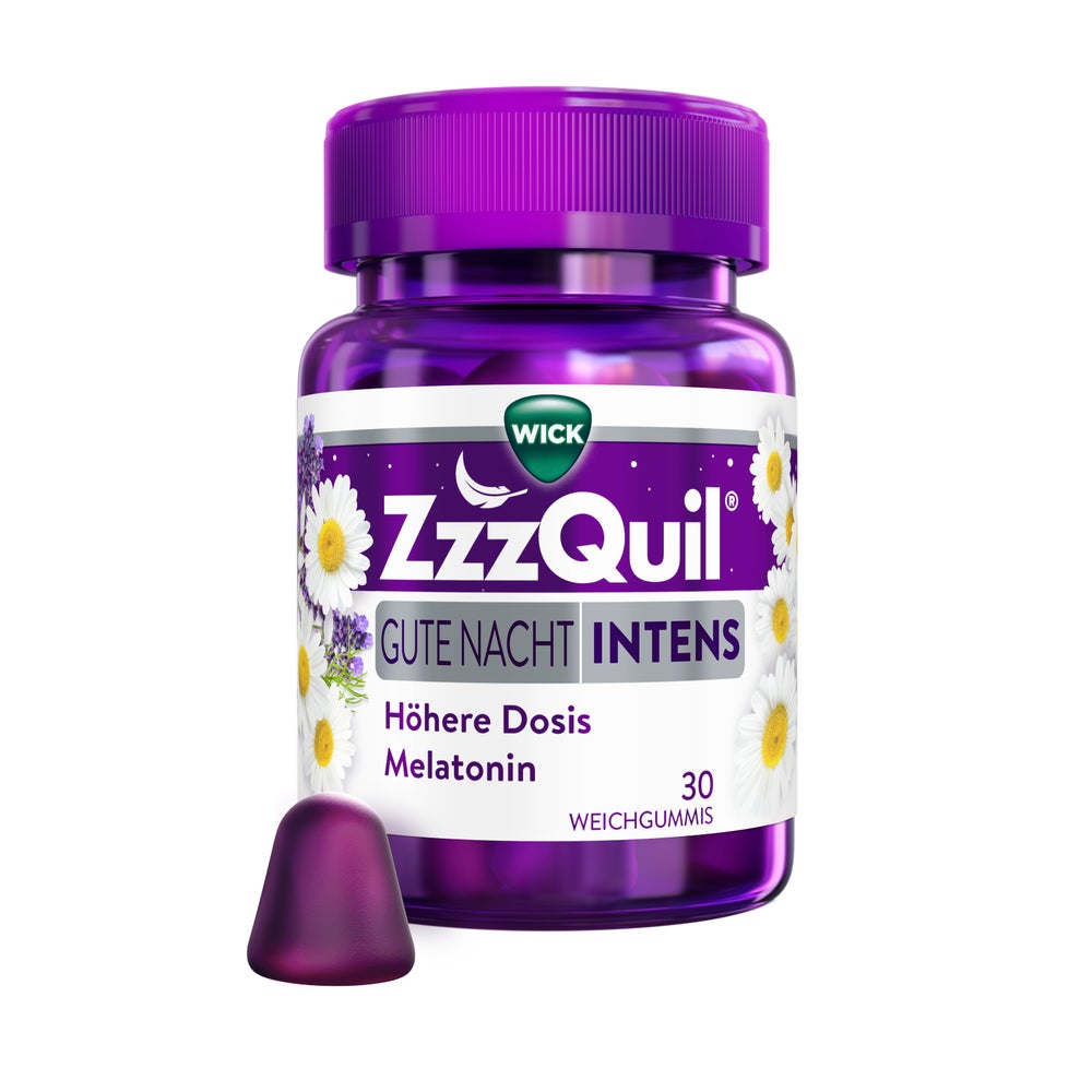 WICK ZzzQuil® Gute Nacht INTENS Melatonin 30 St