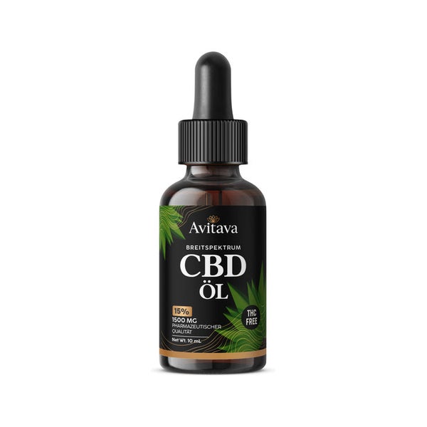 Avitava® 15 % CBD Öl THC-frei Breitspektrum 10 ml