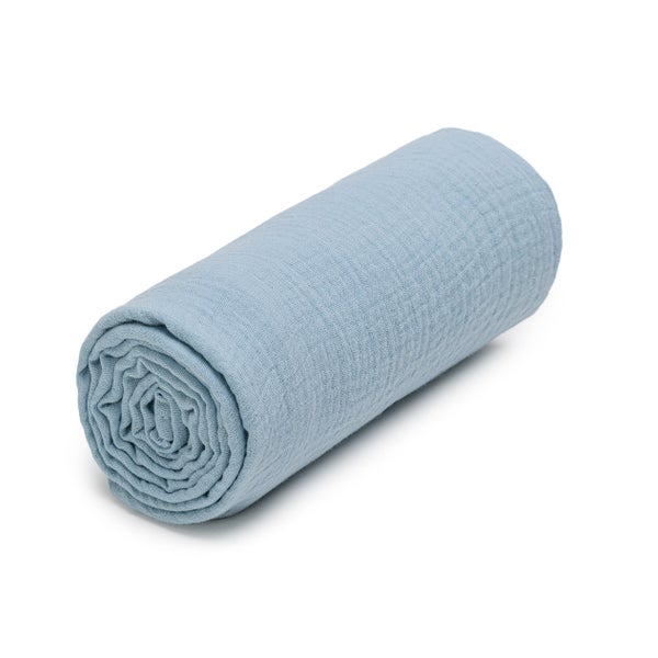 T-TOMI Musselinbadetuch Blue 1 St