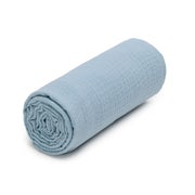 T-TOMI Musselinbadetuch Blue 1 St