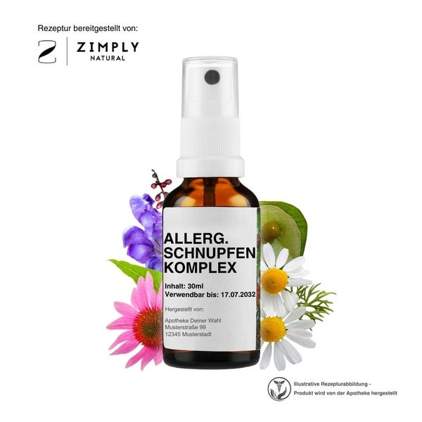 Zimply Natural ALLERGISCHER SCHNUPFEN KOMPLEX - Pflanzbasierte Rezeptur 30 ml