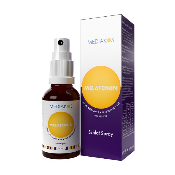 Mediakos® Melatonin Ashwagandha Schlaf Spray 50 ml