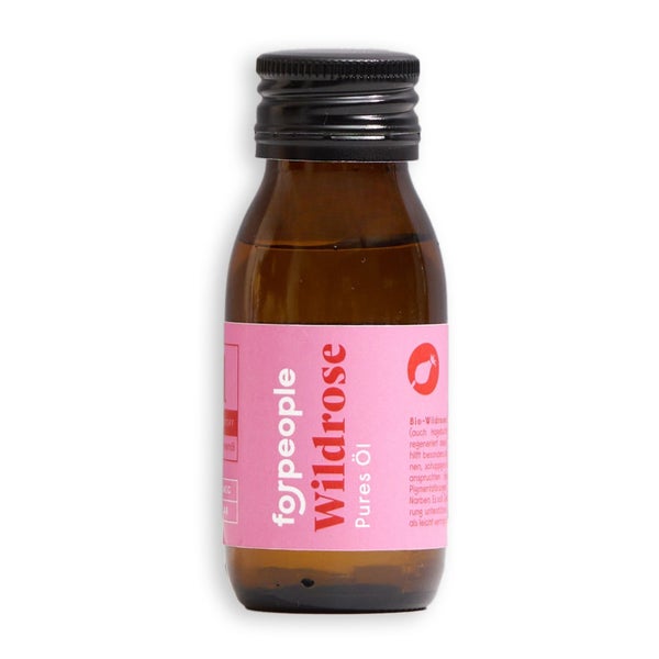 forpeople – Pures Wildrosenkernöl - kaltgepresst und Bio 50 ml