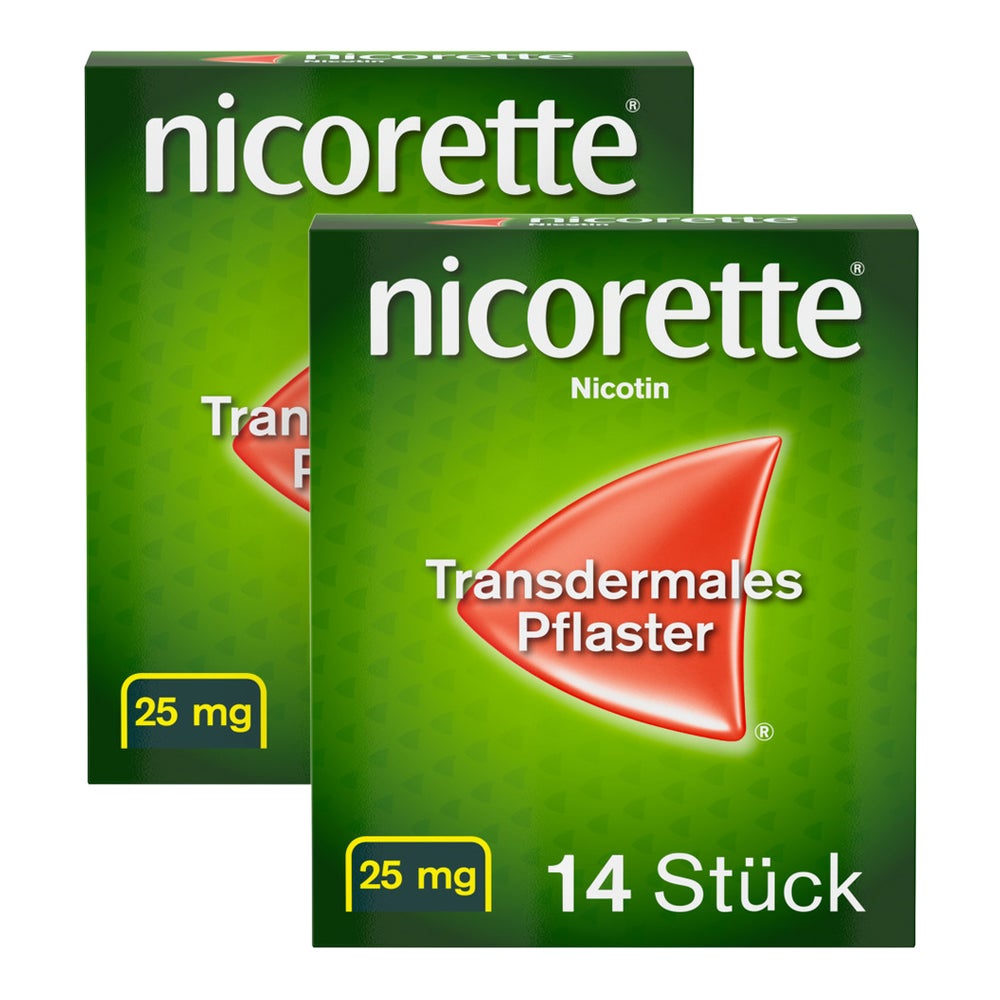 nicorette TX-Pflaster 25mg 2X14 St