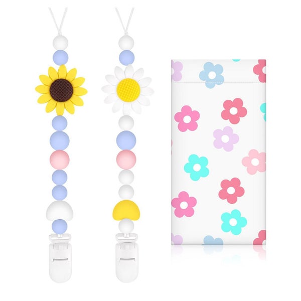 Scherkette 2er Set Silikon mit Sicherheitsclip unisex 1 St