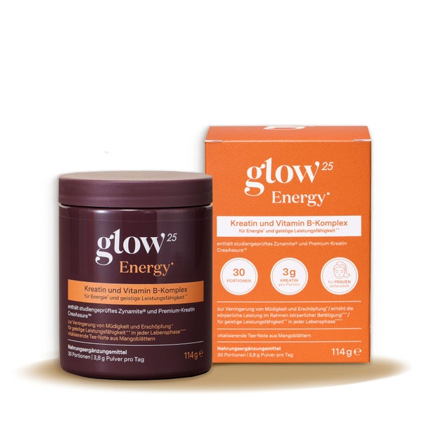 Glow25 Energy – mit Kreatin, Mangoblatt-Extrakt & B-Vitaminen