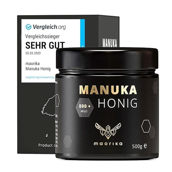 maorika Manuka Honig MGO 800+ 500 g