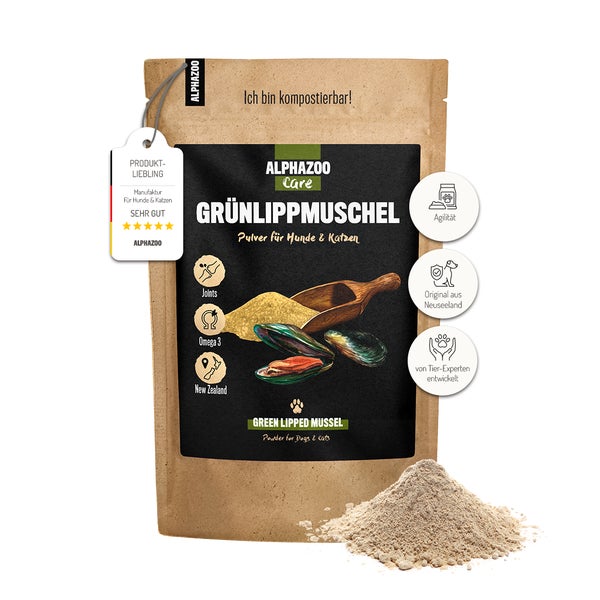 Grünlippmuschel-Pulver für Hunde 250 g