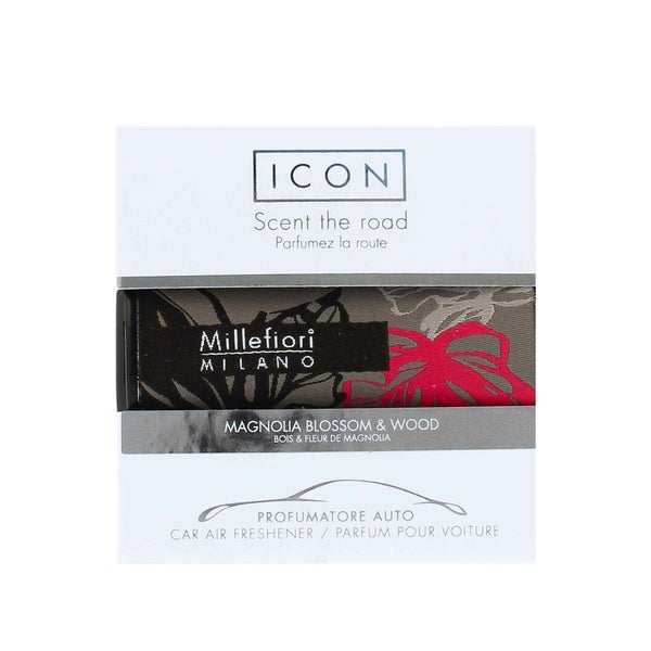 Car Fragrance Icon Textile Floral Magnolia Flowers & Wood