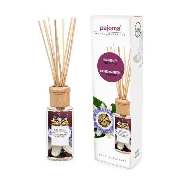 pajoma® Raumduft 100 ml inkl. Duftstäbchen, Passionsfrucht 100 ml