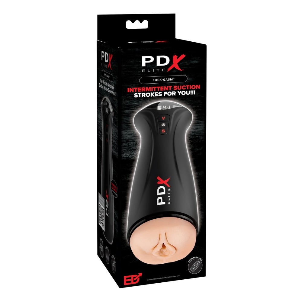 Masturbator „Fuck-Gasm“ mit Saugfunktion & Vibration