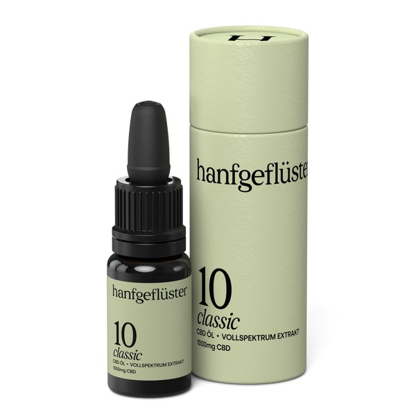 HANFGEFLÜSTER Vollspektrum CBD Öl 10% 10 ml 10 ml