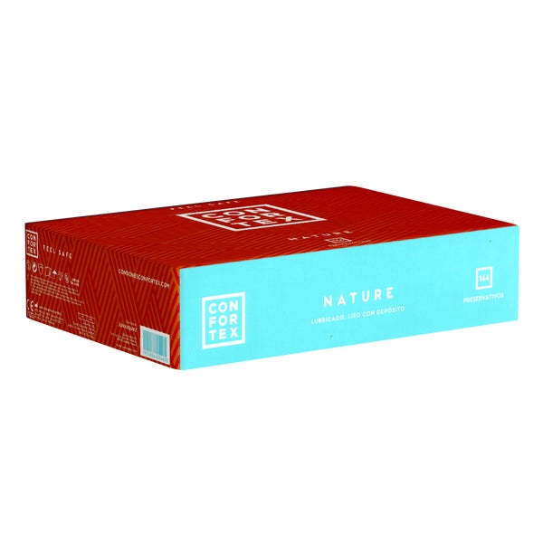 Nature – 144 anatomische Kondome, 0,065 mm, 53 mm Breite (144 Kondome) 144 St