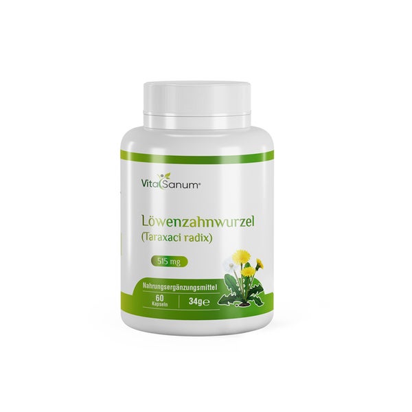 VitaSanum® - Löwenzahnwurzel (Taraxaci radix) 515 mg 60 Kaps  St