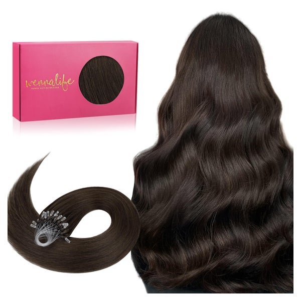 Haar Extensions Microring 40cm-50s 5-Micro#2A Helles Dunkel 1 St