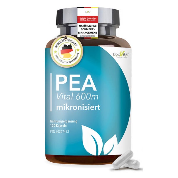 PEA Kapseln MIKRONISIERT: 120 Kapseln hochdosiert - vegan 120 St