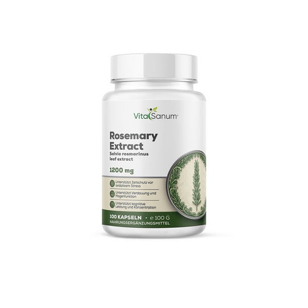 VitaSanum®- Rosmarin (Salvia rosmarinus) 1000 mg 100 Kapseln  St