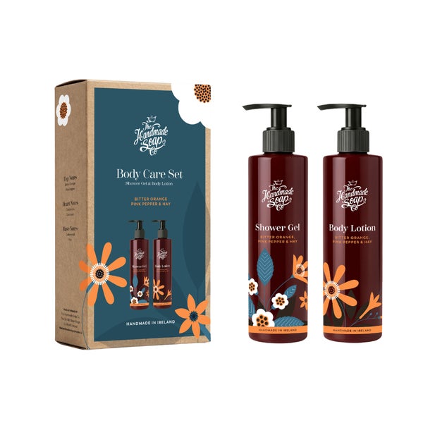 Handmade Soap Company Geschenkset Body Wash & Body Lotion Bitter Orange  Set